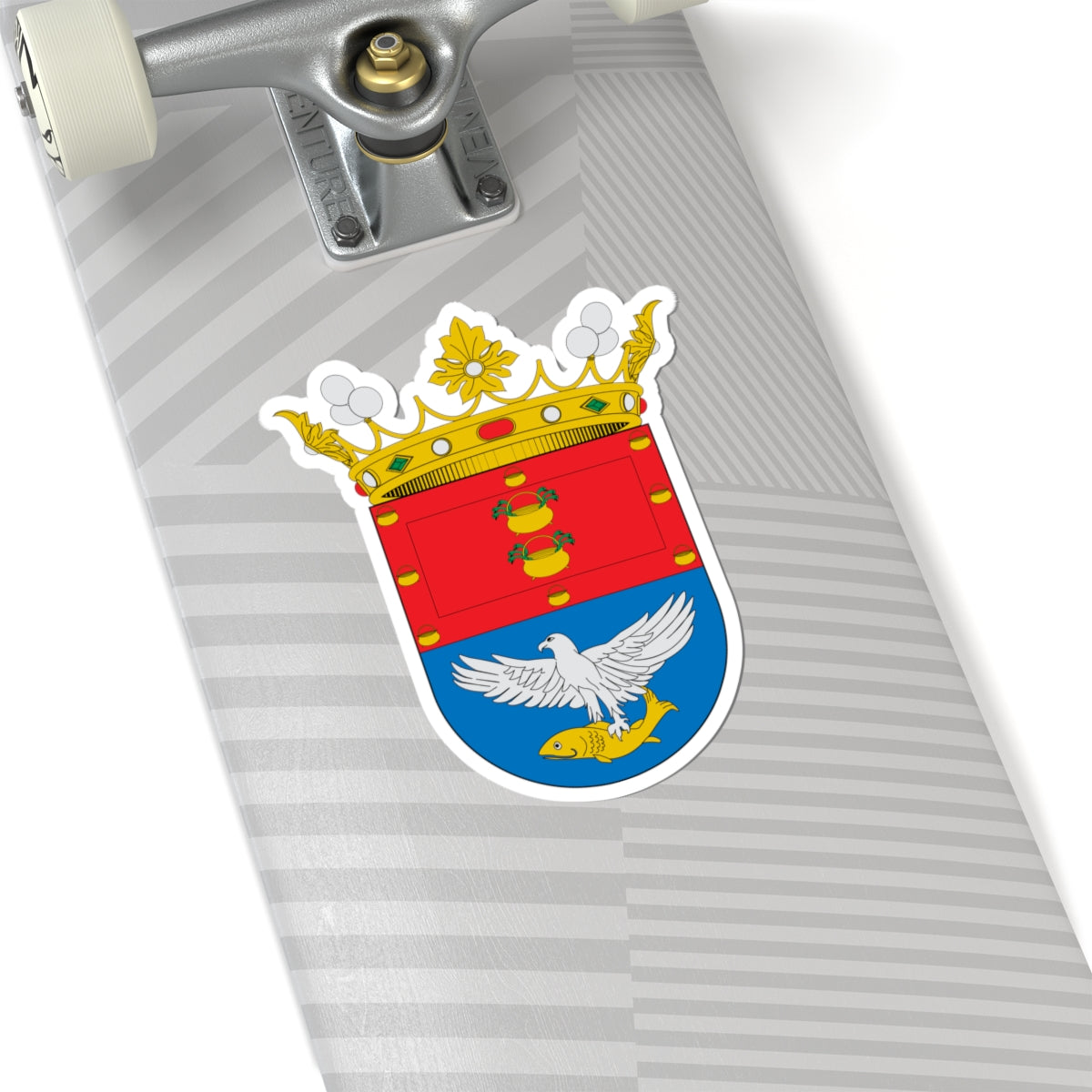 Escudo de Arrecife (Spain) (Coat of Arms) STICKER Vinyl Kiss-Cut Decal