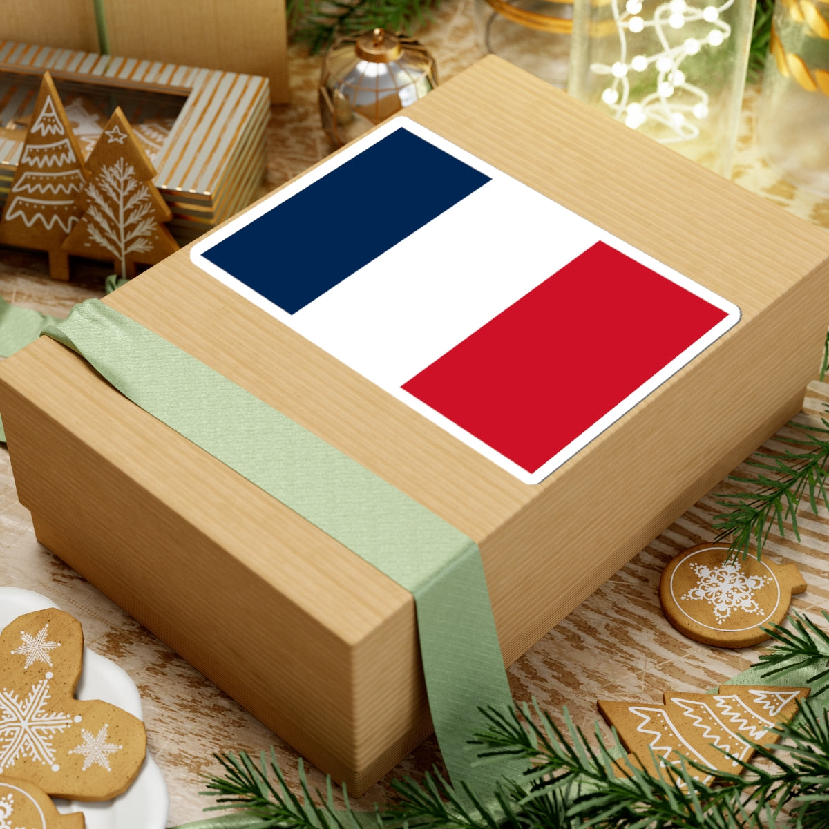Ensign of France (France) STICKER Vinyl Kiss-Cut Decal