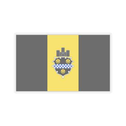 Flag of Pittsburgh, Pennsylvania - STICKER Vinyl Kiss-Cut Decal