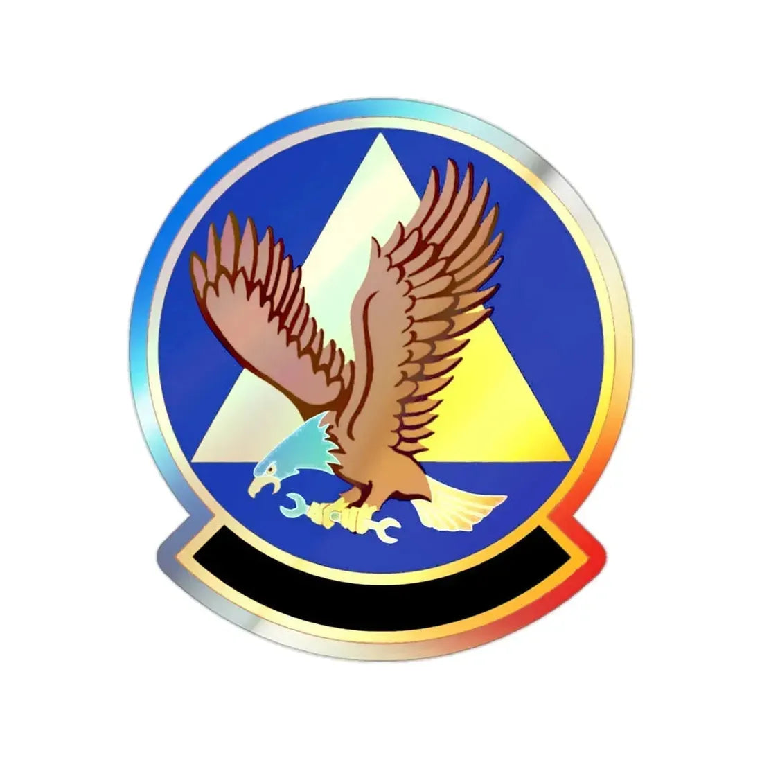 911 Maintenance Squadron AFRC (U.S. Air Force) Holographic STICKER Die-Cut Vinyl Decal - The Sticker Space