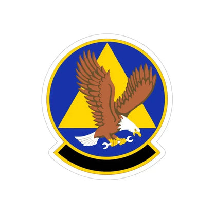 911 Maintenance Squadron AFRC (U.S. Air Force) REVERSE PRINT Transparent Die-Cut STICKER - The Sticker Space