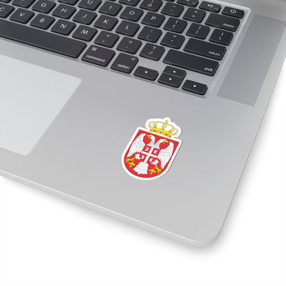 Coat of arms of Serbia small (2004 - 2010) - STICKER Vinyl Kiss-Cut Decal