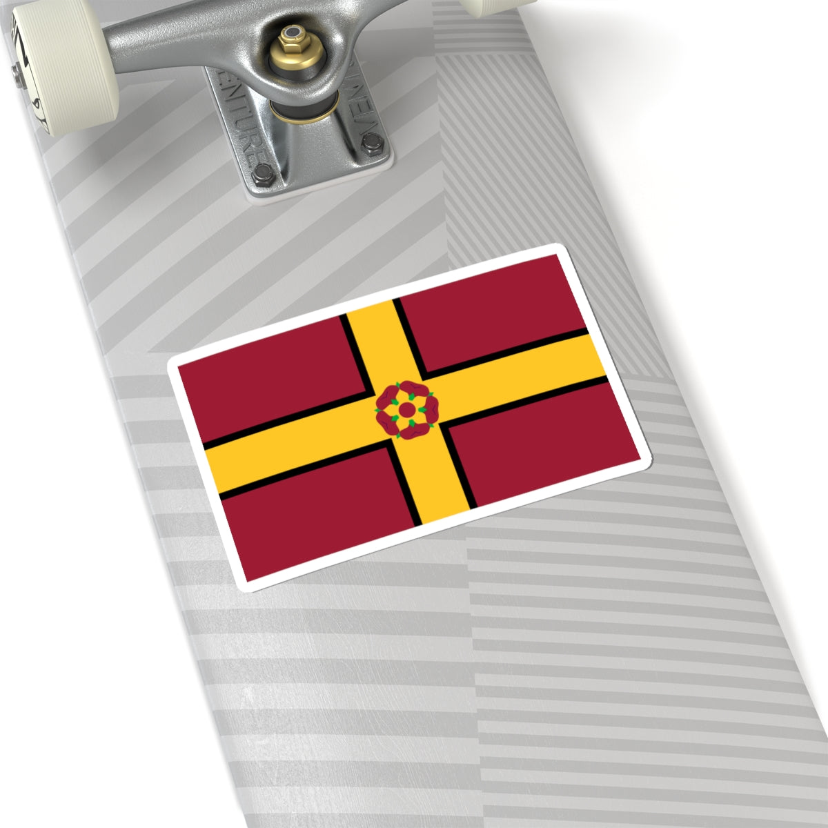 Flag of Northamptonshire (England) STICKER Vinyl Kiss-Cut Decal