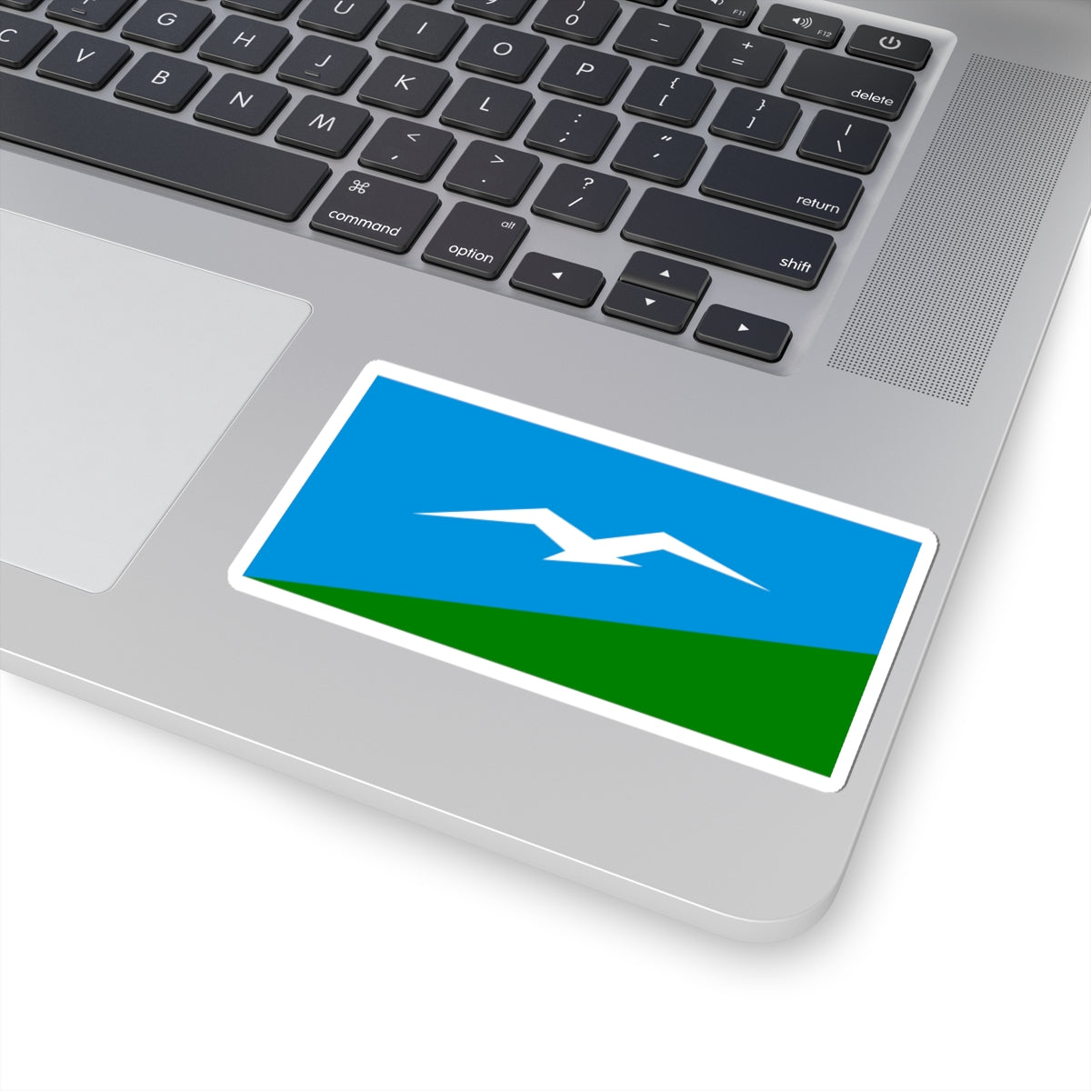 Flag of Anivsky rayon Sakhalin oblast (Russia) STICKER Vinyl Kiss-Cut Decal