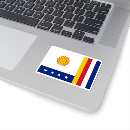 Flag of Vargas State (Venezuela) STICKER Vinyl Kiss-Cut Decal