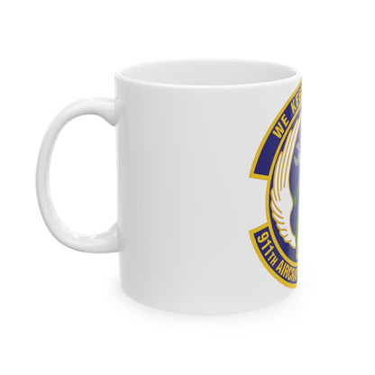 911th Aircraft Maintenance Squadron (U.S. Air Force) White Coffee Mug-The Sticker Space