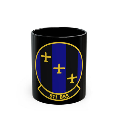 911th Operations Support Squadron (U.S. Air Force) Black Coffee Mug-11oz-The Sticker Space