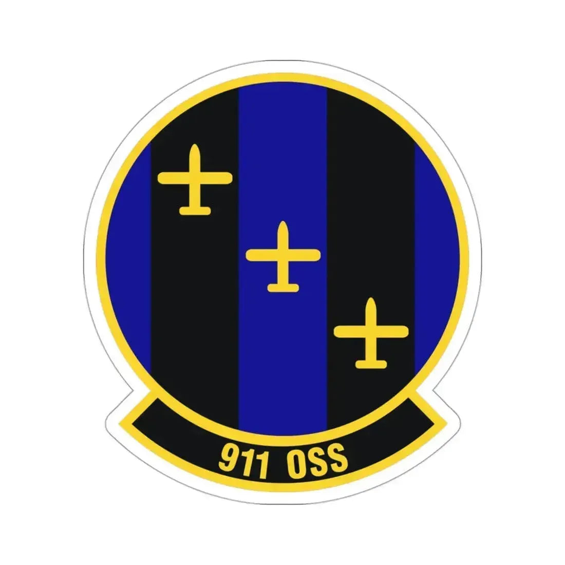 911th Operations Support Squadron (U.S. Air Force) STICKER Vinyl Die-Cut Decal 3 Inch - The Sticker Space