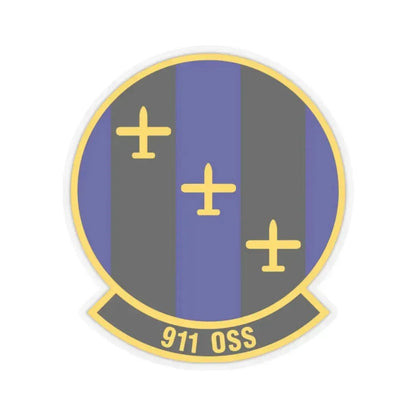 911th Operations Support Squadron (U.S. Air Force) STICKER Vinyl Kiss-Cut Decal 2 Inch Transparent - The Sticker Space