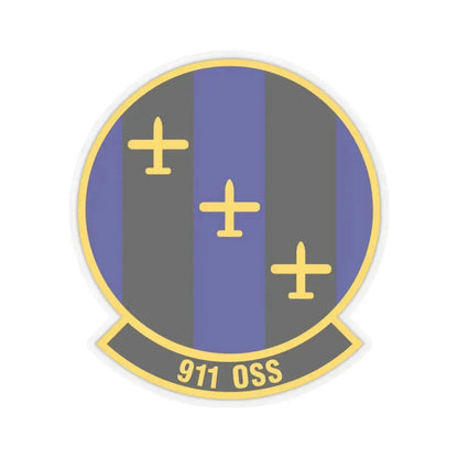 911th Operations Support Squadron (U.S. Air Force) STICKER Vinyl Kiss-Cut Decal 6 Inch Transparent - The Sticker Space