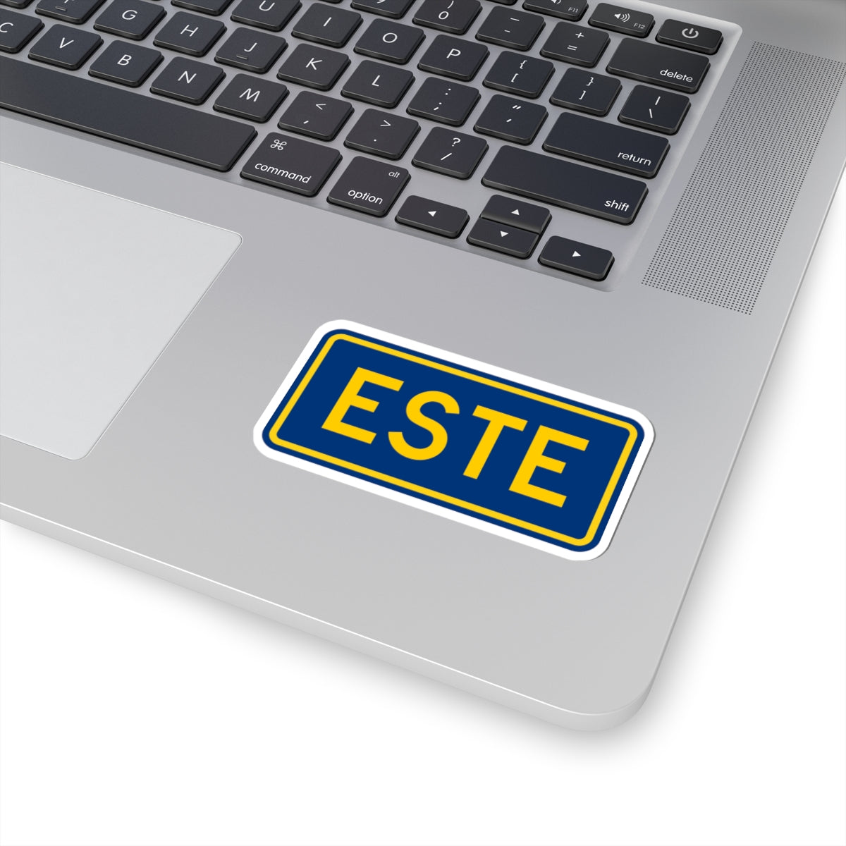 East plate county es (Puerto Rico) (Road Sign) STICKER Vinyl Kiss-Cut Decal