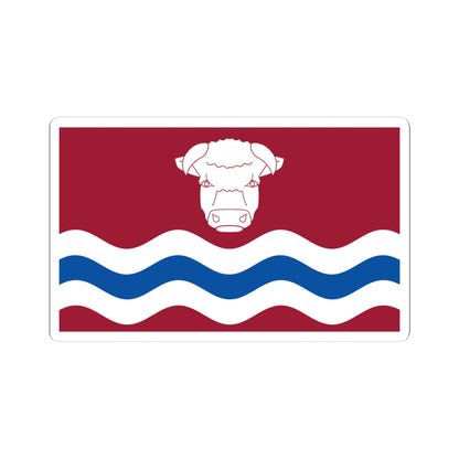 County Flag Of Herefordshire (England) STICKER Vinyl Kiss-Cut Decal