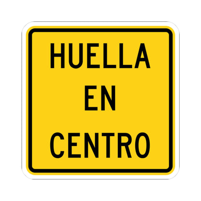 MUTCD-PR W17-3bp (Puerto Rico) (Road Sign) STICKER Vinyl Kiss-Cut Decal