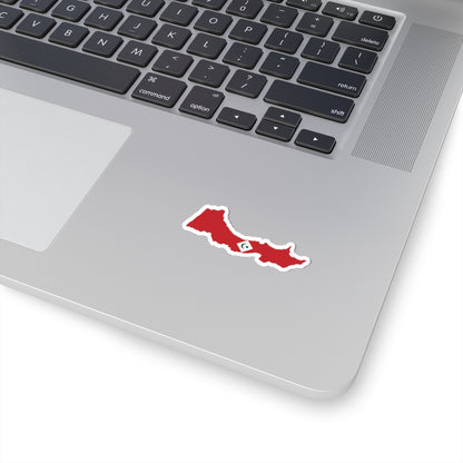 Flag map of Rif (Morocco) STICKER Vinyl Kiss-Cut Decal
