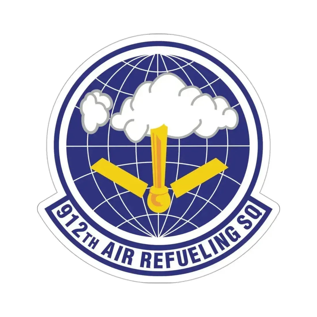 912th Air Refueling Squadron (U.S. Air Force) STICKER Vinyl Die-Cut Decal 3 Inch - The Sticker Space