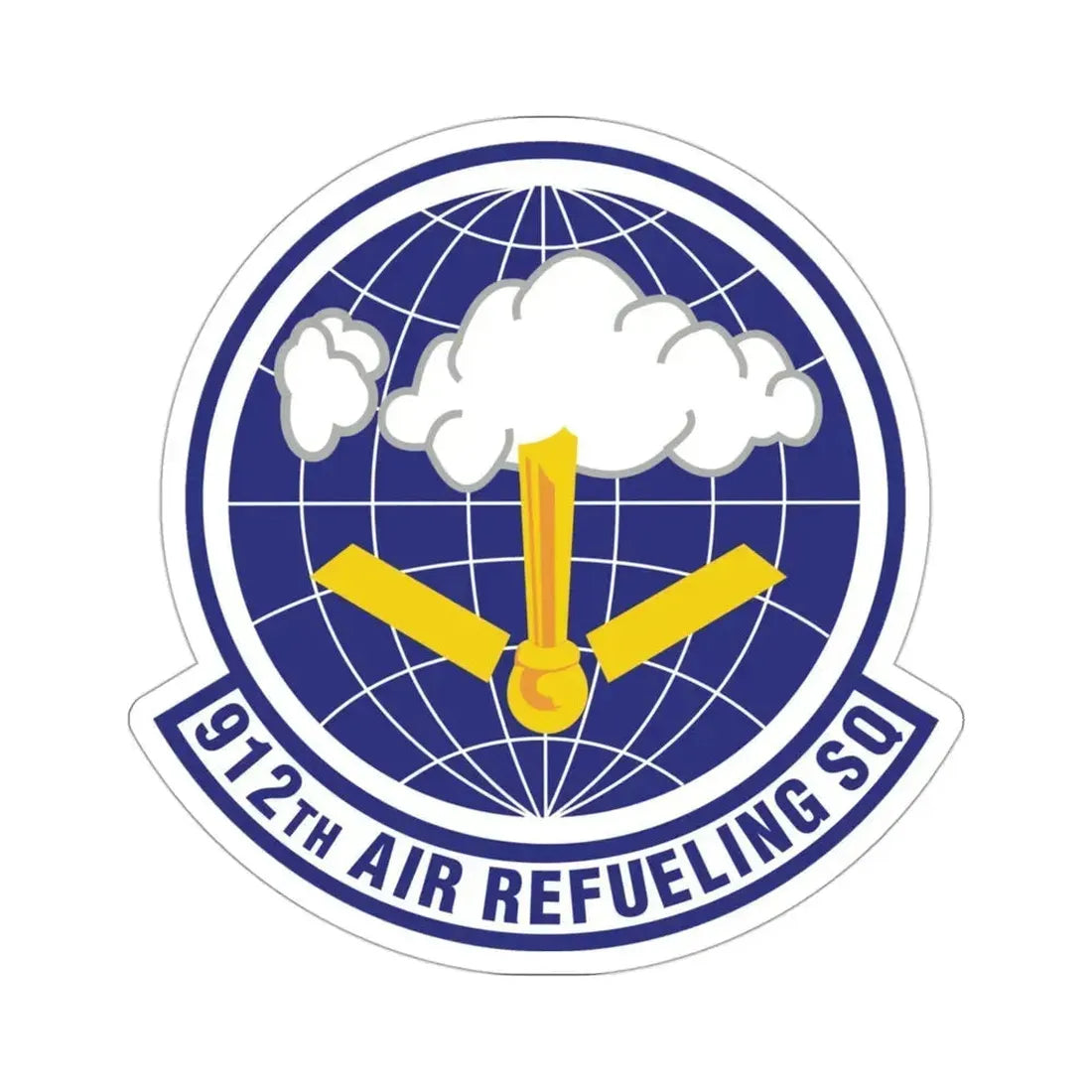 912th Air Refueling Squadron (U.S. Air Force) STICKER Vinyl Die-Cut Decal 3 Inch - The Sticker Space