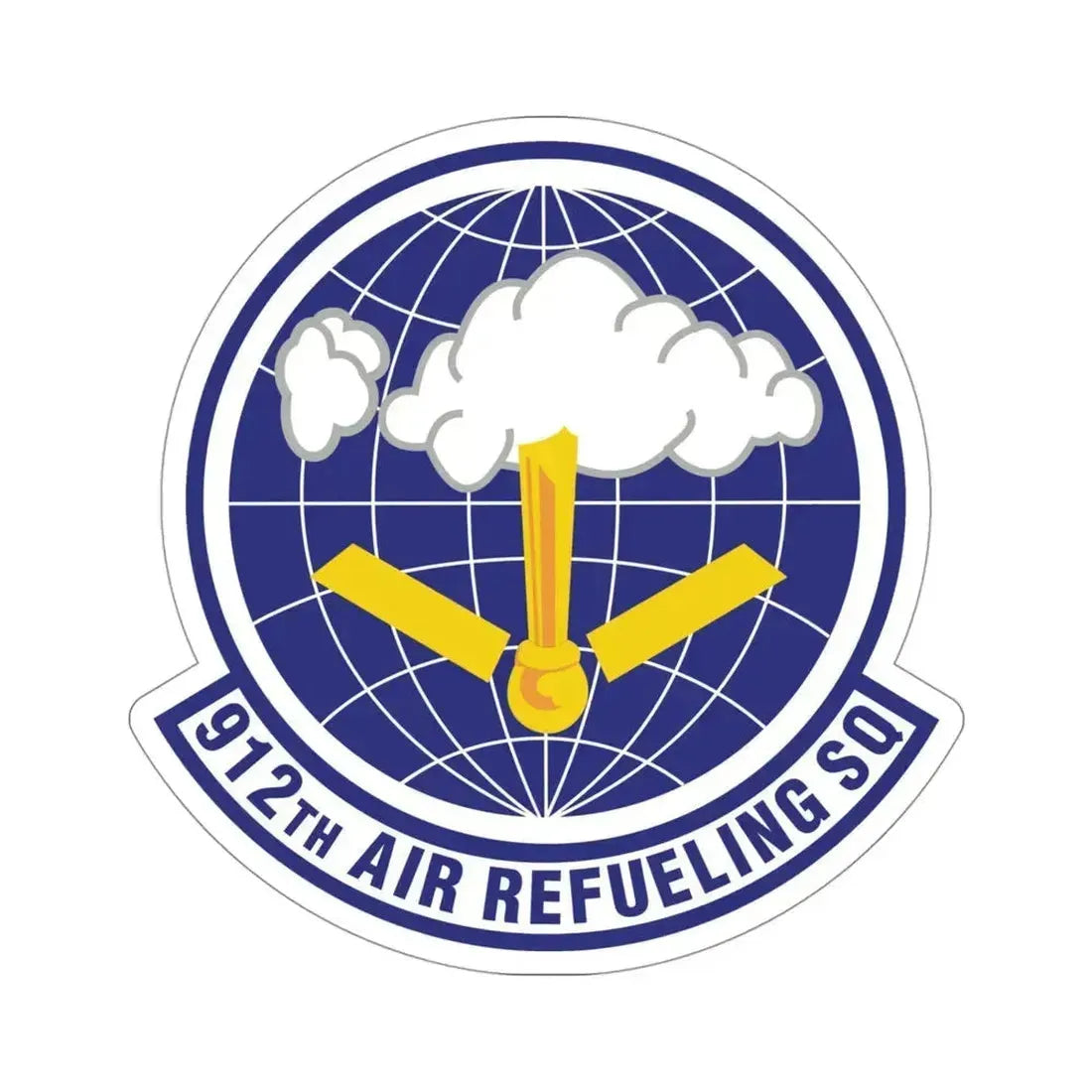 912th Air Refueling Squadron (U.S. Air Force) STICKER Vinyl Die-Cut Decal 4 Inch - The Sticker Space