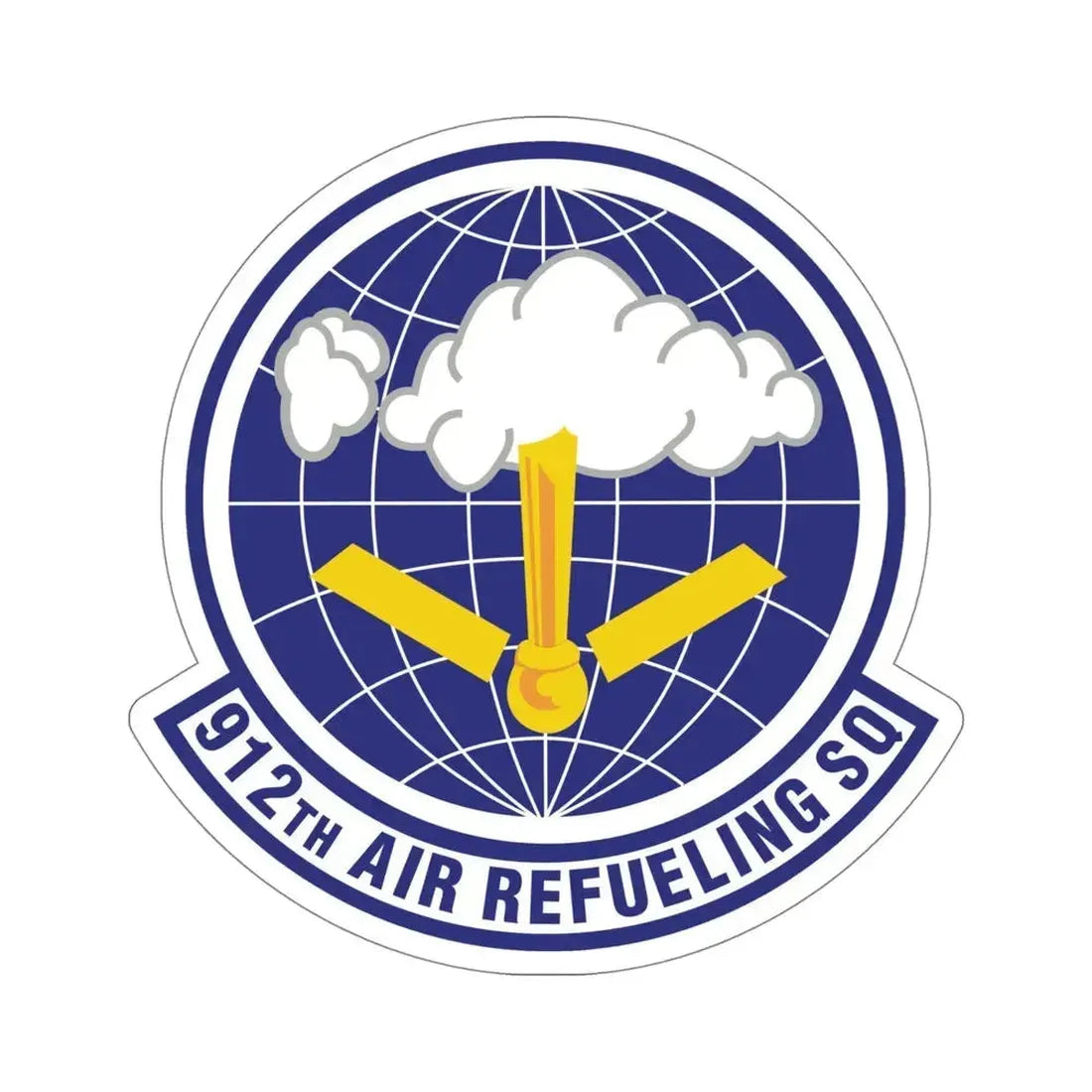 912th Air Refueling Squadron (U.S. Air Force) STICKER Vinyl Die-Cut Decal 5 Inch - The Sticker Space