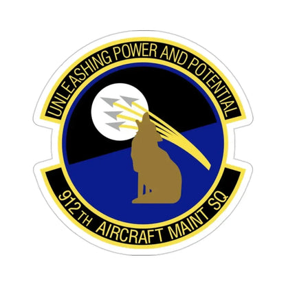 912th Aircraft Maintenance Squadron (U.S. Air Force) STICKER Vinyl Die-Cut Decal - The Sticker Space