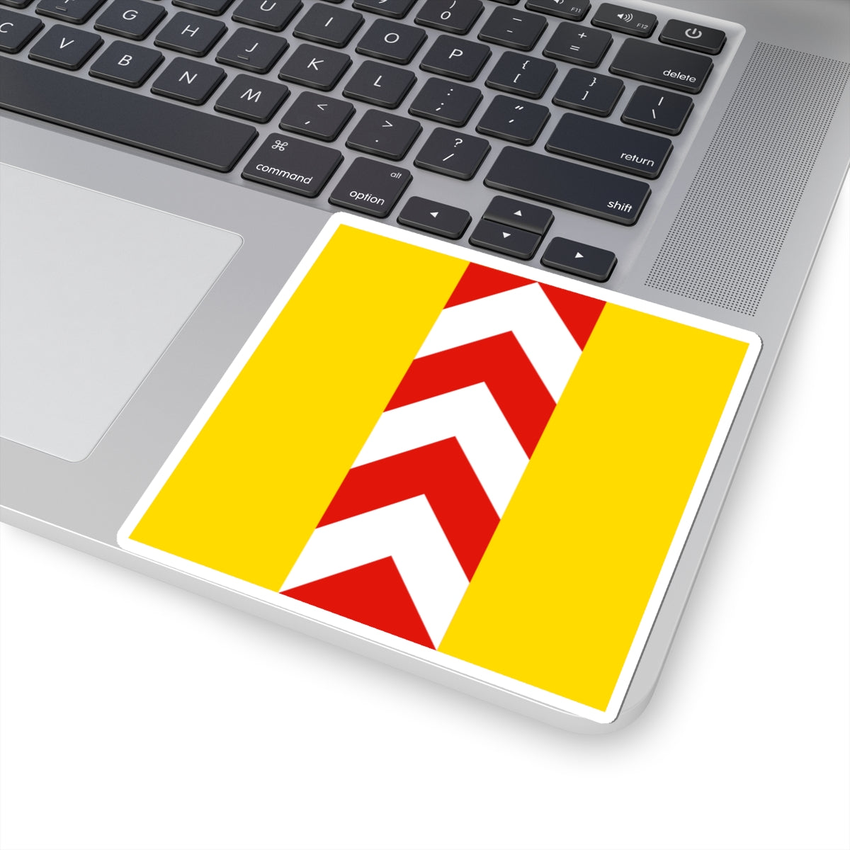 Old flag of Neuchatel (Switzerland) STICKER Vinyl Kiss-Cut Decal