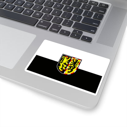 Flag of Hof Germany - STICKER Vinyl Kiss-Cut Decal