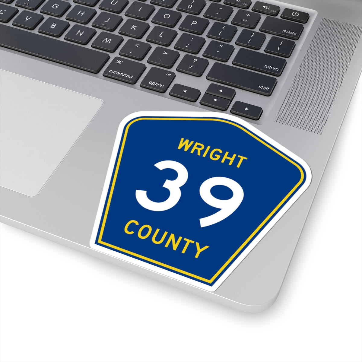 Wright County Route 39 (Minnesota) (Road Sign) STICKER Vinyl Kiss-Cut Decal