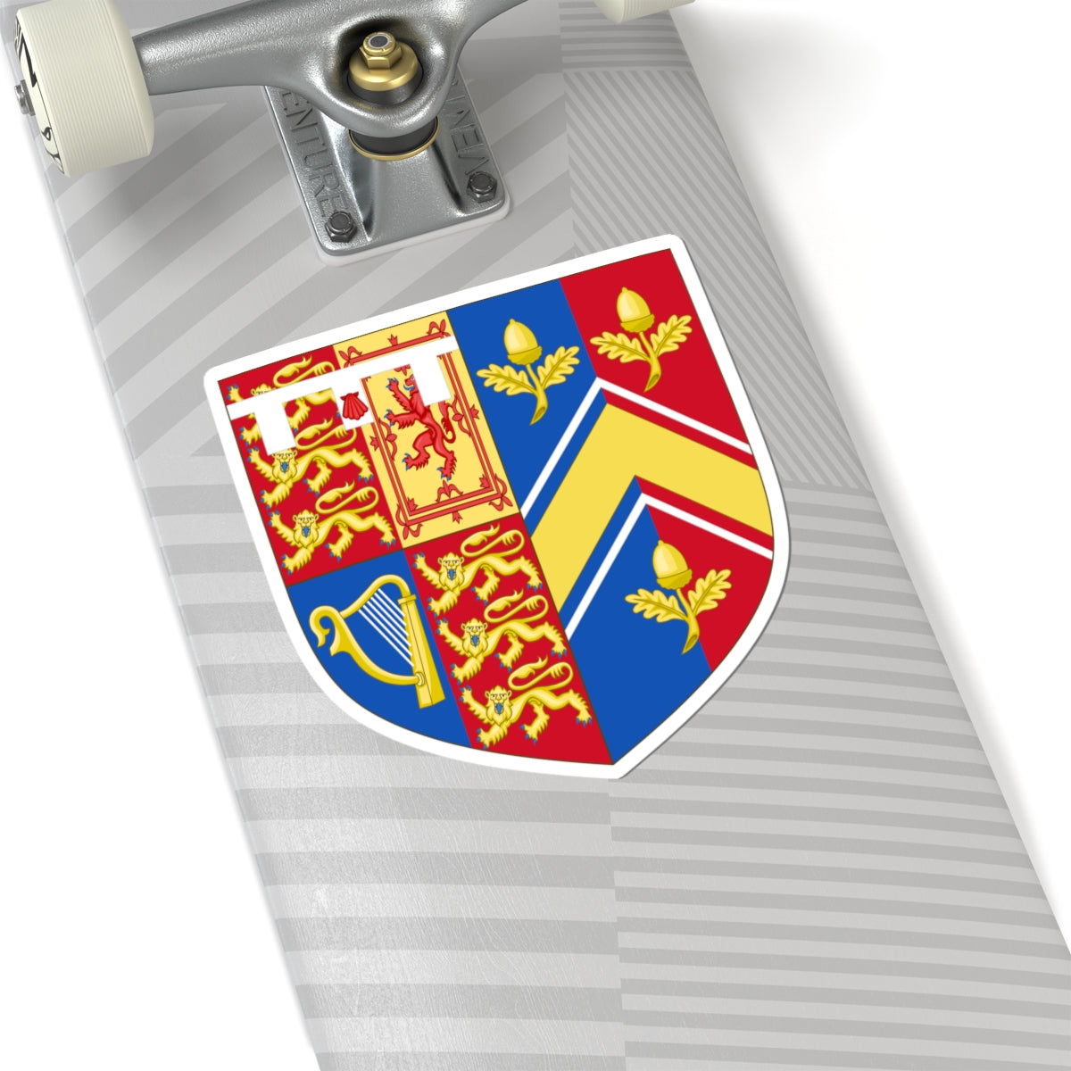 Arms of Catherine Duchess of Cambridge (United Kingdom) (Coat of Arms) STICKER Vinyl Kiss-Cut Decal