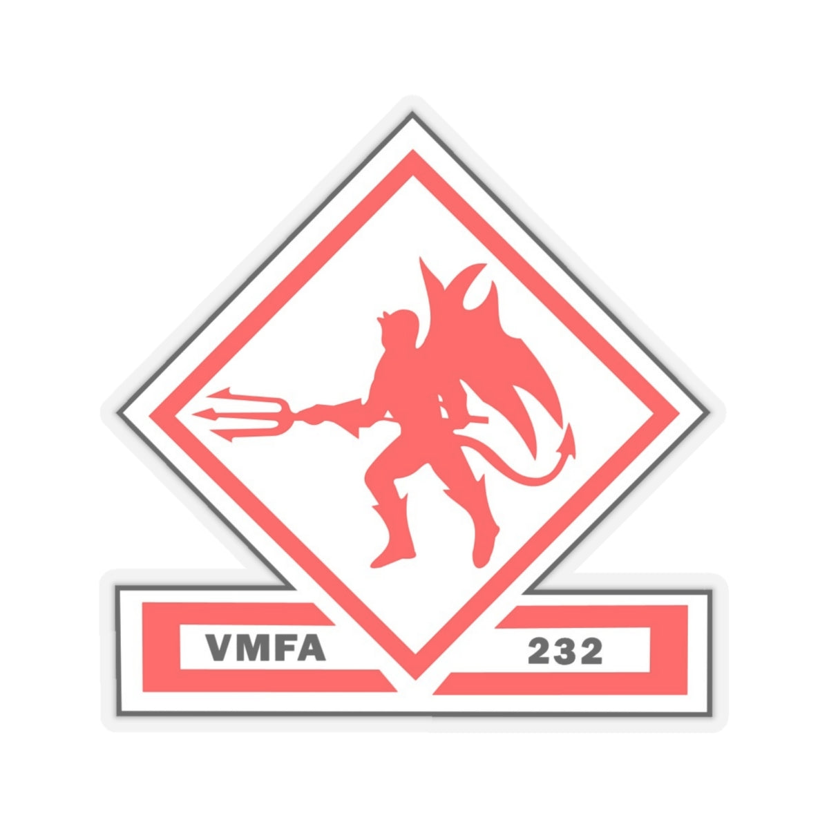 VMFA 232 Marine Fighter Attack Squadron 232 (USMC) STICKER Vinyl Kiss-Cut Decal