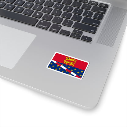 Proposed flag of Eure (France) STICKER Vinyl Kiss-Cut Decal