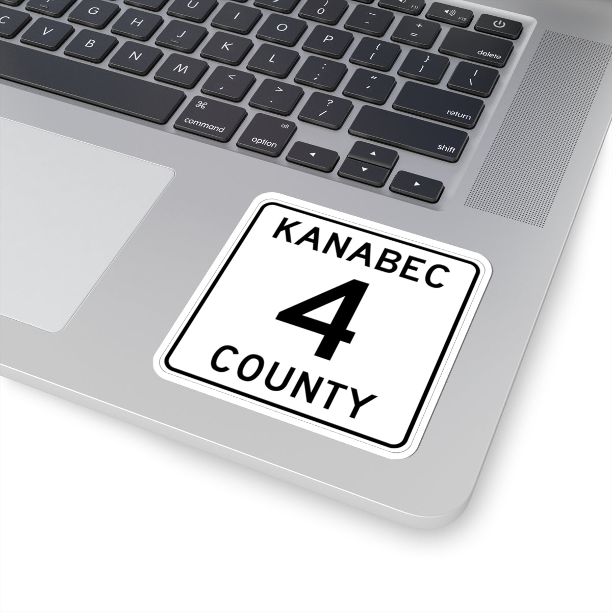 Kanabec County 4 MN (Minnesota) (Road Sign) STICKER Vinyl Kiss-Cut Decal