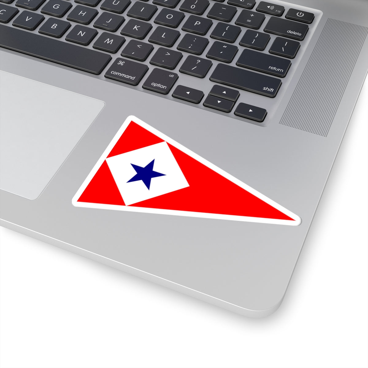 Burgee of Cercle de la Voile de Paris (France) STICKER Vinyl Kiss-Cut Decal