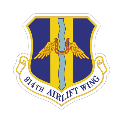 914th Airlift Wing (U.S. Air Force) STICKER Vinyl Die-Cut Decal-4 Inch-The Sticker Space