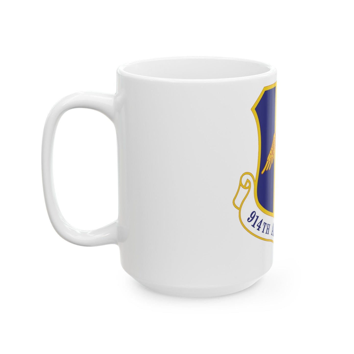 914th Airlift Wing (U.S. Air Force) White Coffee Mug-The Sticker Space