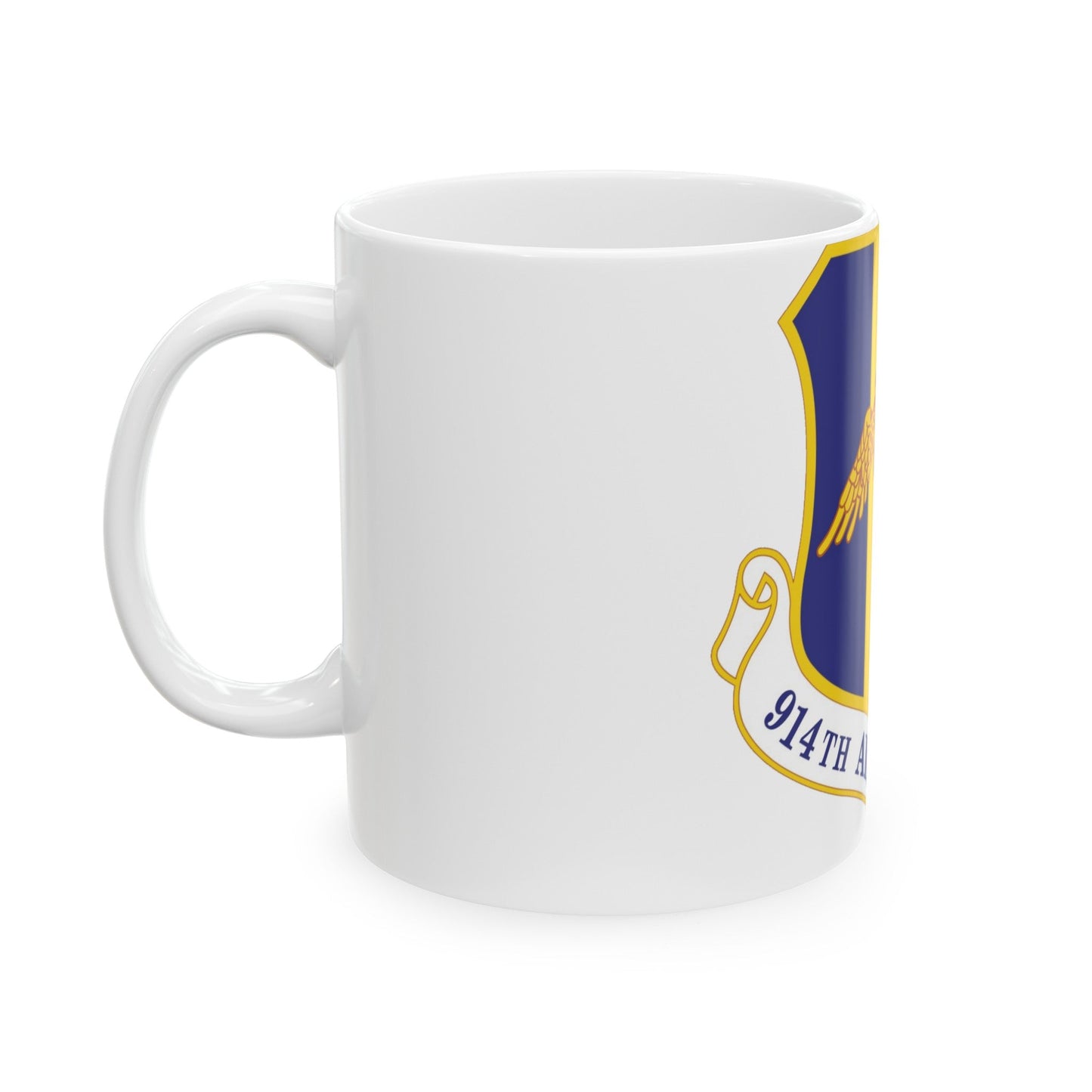 914th Airlift Wing (U.S. Air Force) White Coffee Mug-The Sticker Space