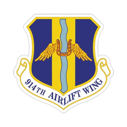914th Airlift Wing (U.S. Air Force) STICKER Vinyl Die-Cut Decal 2 Inch - The Sticker Space