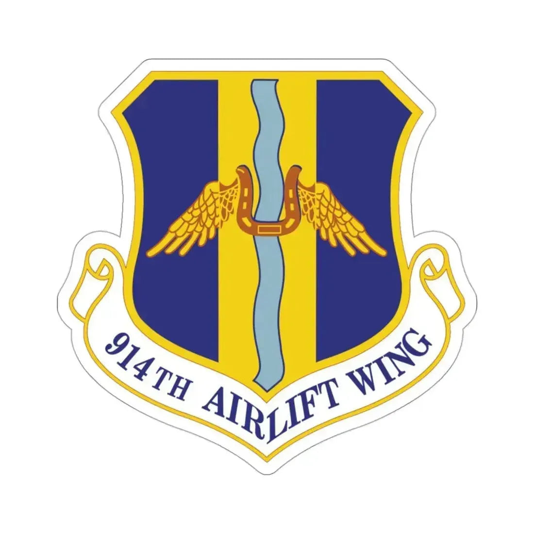 914th Airlift Wing (U.S. Air Force) STICKER Vinyl Die-Cut Decal 3 Inch - The Sticker Space