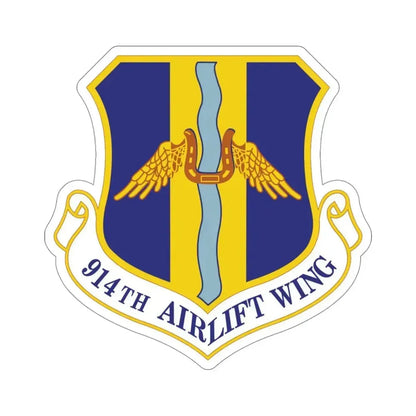 914th Airlift Wing (U.S. Air Force) STICKER Vinyl Die-Cut Decal 4 Inch - The Sticker Space