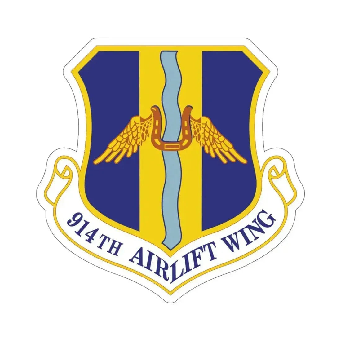 914th Airlift Wing (U.S. Air Force) STICKER Vinyl Die-Cut Decal 6 Inch - The Sticker Space