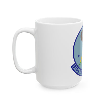 914th Combat Communications Flight (U.S. Air Force) White Coffee Mug-The Sticker Space