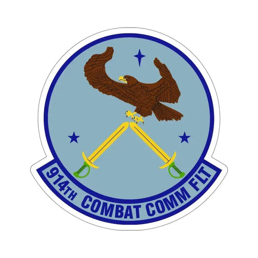 914th Combat Communications Flight (U.S. Air Force) STICKER Vinyl Die-Cut Decal 6 Inch - The Sticker Space