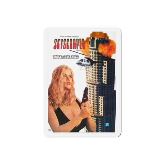 SKYSCRAPER 1996 Movie Poster - Refrigerator Magnet-6 Inch-Die-Cut-1 pc-The Sticker Space