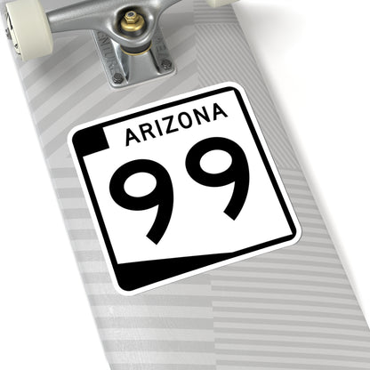 Arizona 99 (Arizona) (Road Sign) STICKER Vinyl Kiss-Cut Decal