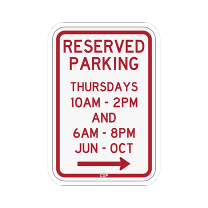 PBOT Road sign P4113R (Oregon) (Road Sign) STICKER Vinyl Kiss-Cut Decal