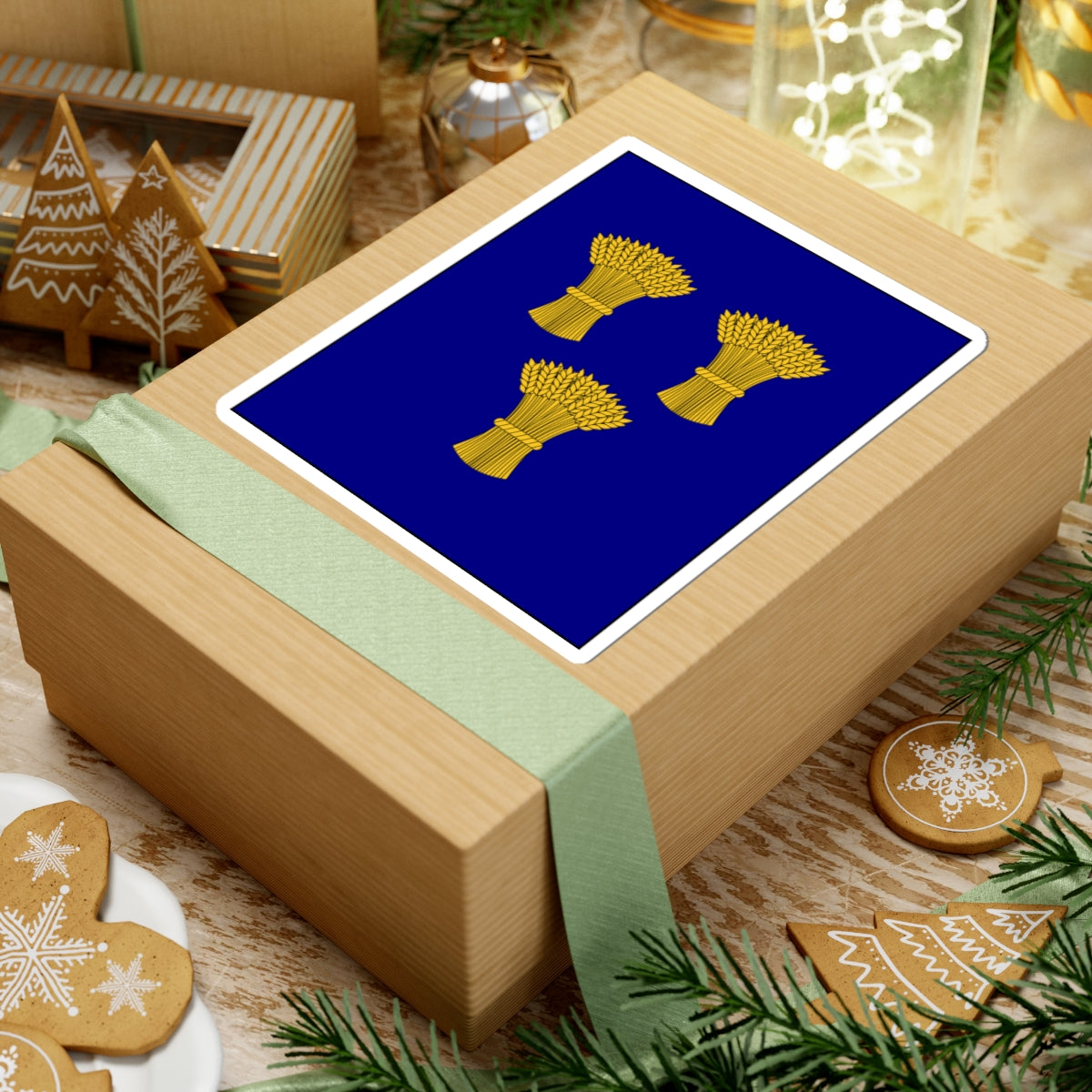 Bannière Ranulf de Blondeville (England) STICKER Vinyl Kiss-Cut Decal