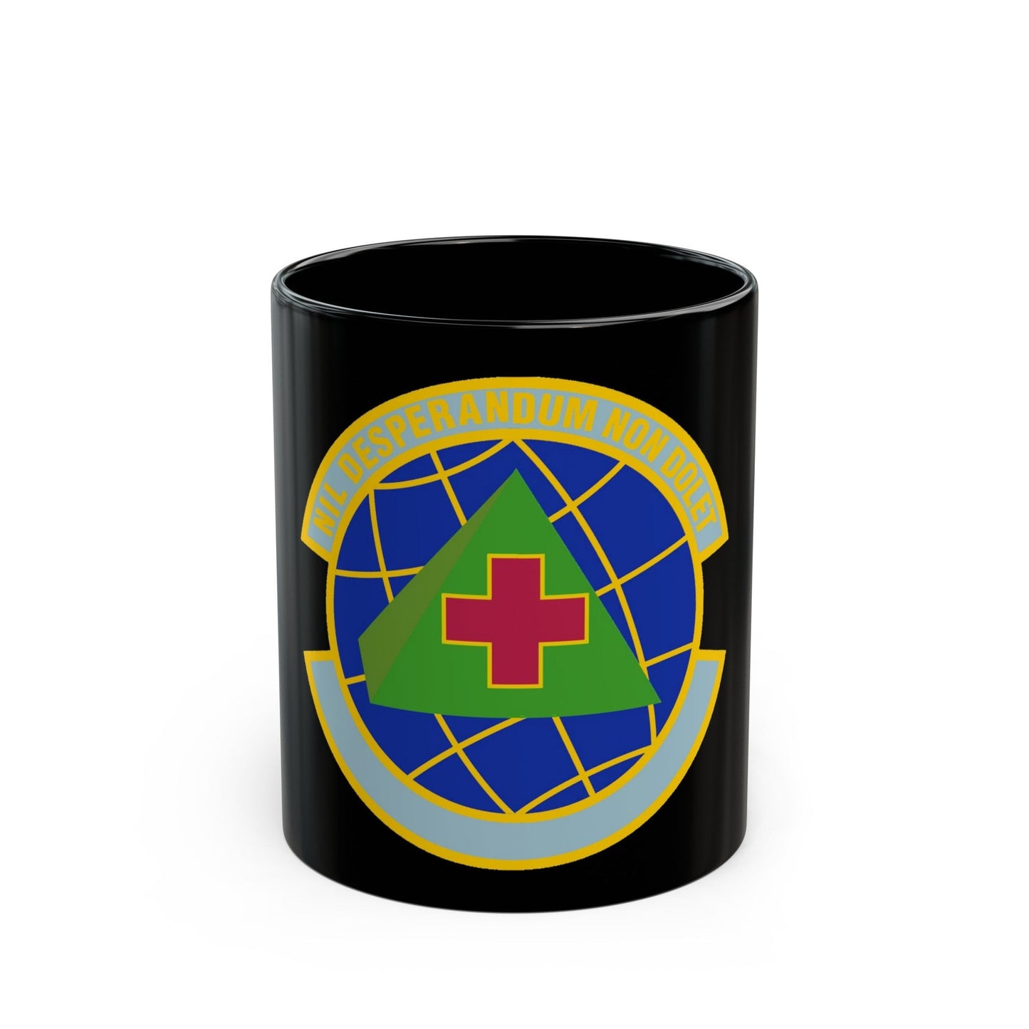 916 Aerospace Medicine Squadron AFRC (U.S. Air Force) Black Coffee Mug-11oz-The Sticker Space