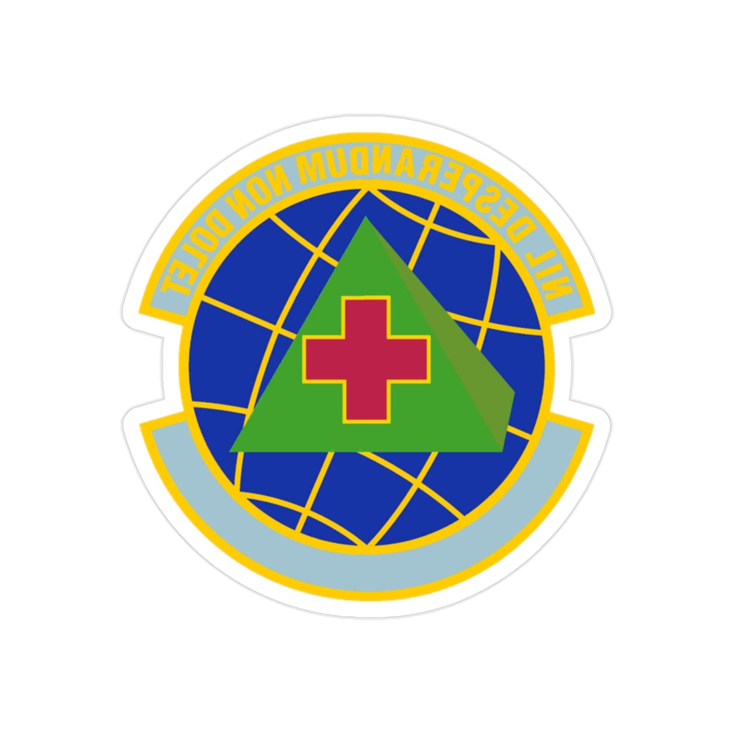 916 Aerospace Medicine Squadron AFRC (U.S. Air Force) REVERSE PRINT Transparent STICKER-2 Inch-The Sticker Space