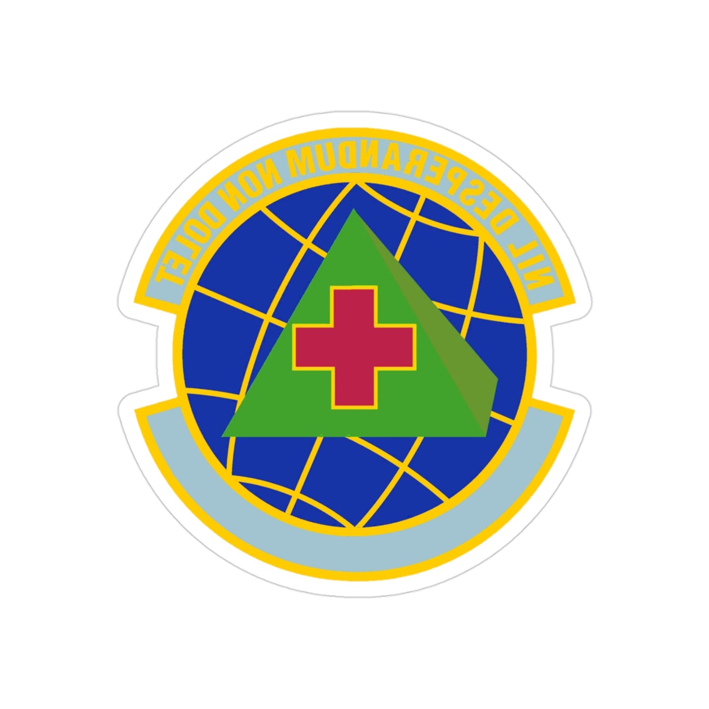 916 Aerospace Medicine Squadron AFRC (U.S. Air Force) REVERSE PRINT Transparent STICKER-3 Inch-The Sticker Space