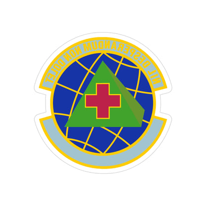 916 Aerospace Medicine Squadron AFRC (U.S. Air Force) REVERSE PRINT Transparent STICKER-3 Inch-The Sticker Space