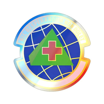 916 Aerospace Medicine Squadron AFRC (U.S. Air Force) Holographic STICKER Die-Cut Vinyl Decal 3 Inch Holographic - The Sticker Space