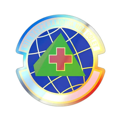 916 Aerospace Medicine Squadron AFRC (U.S. Air Force) Holographic STICKER Die-Cut Vinyl Decal 4 Inch Holographic - The Sticker Space
